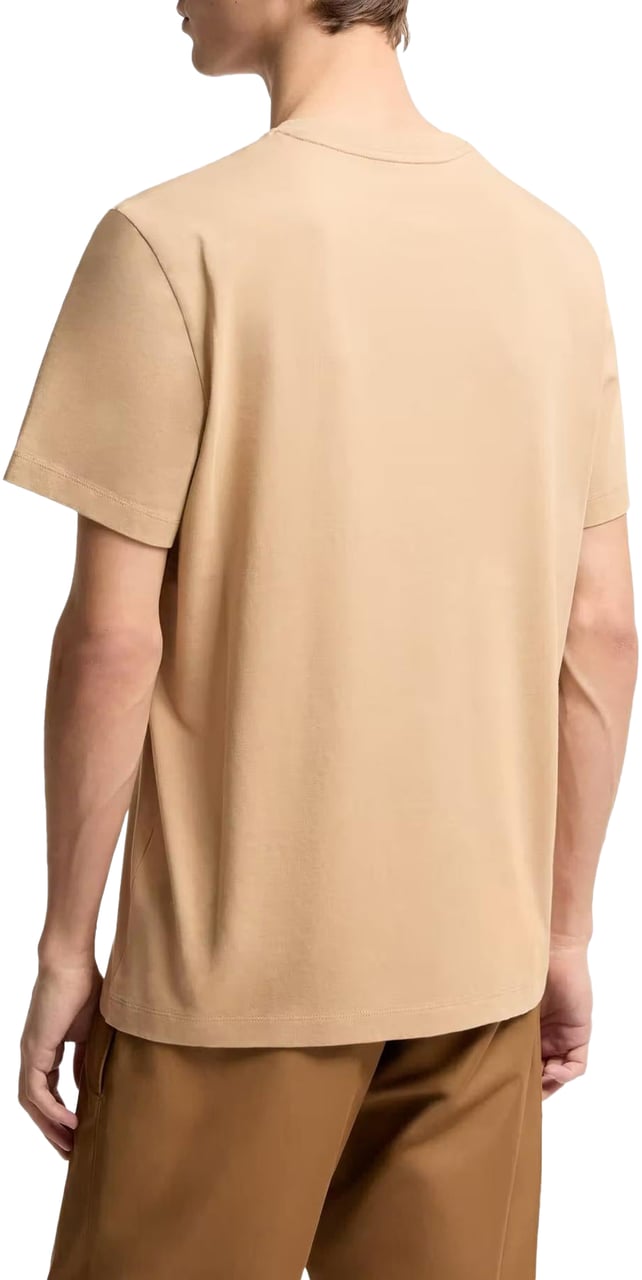 Moncler Heren Ss T-Shirt Beige