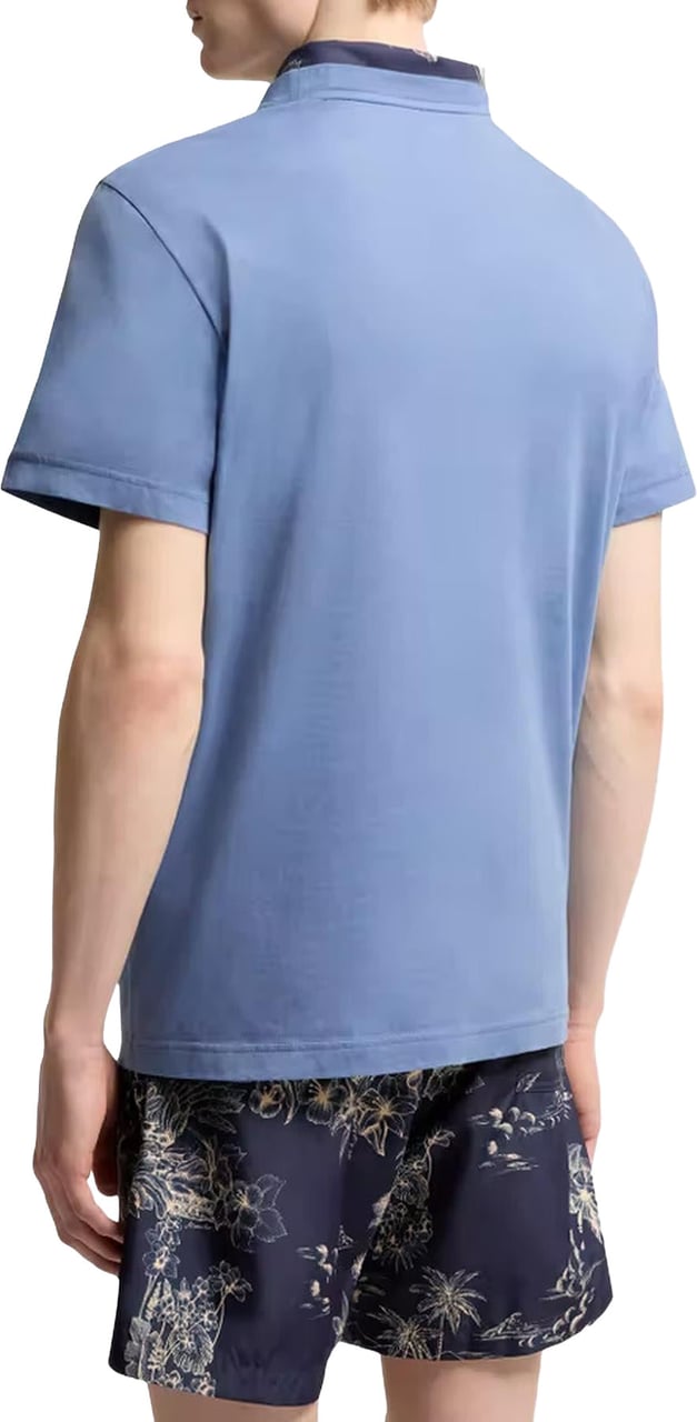 Moncler Heren Ss T-Shirt Blauw