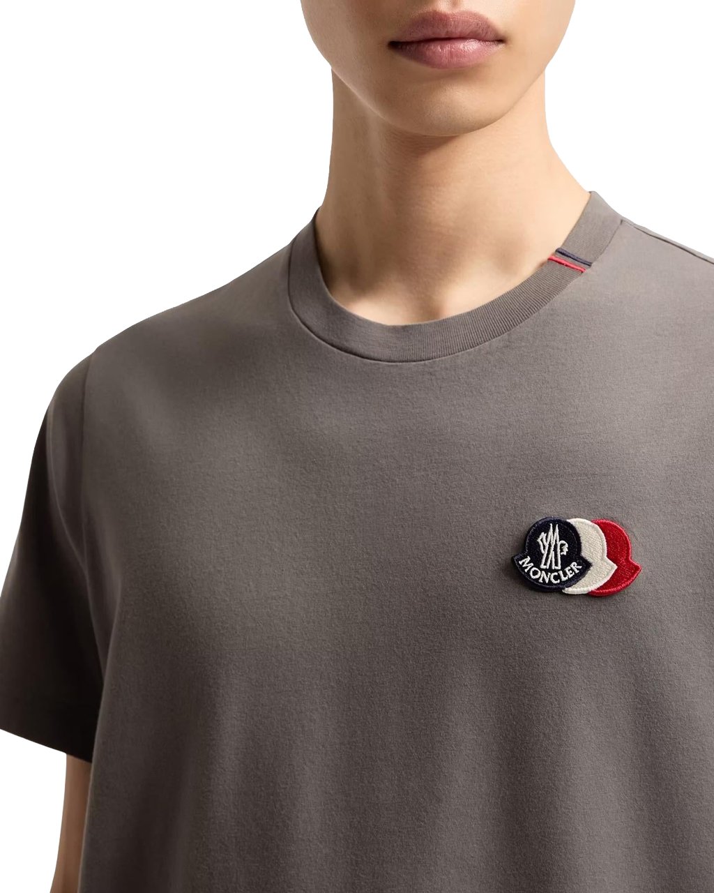 Moncler Heren Ss T-Shirt Grijs