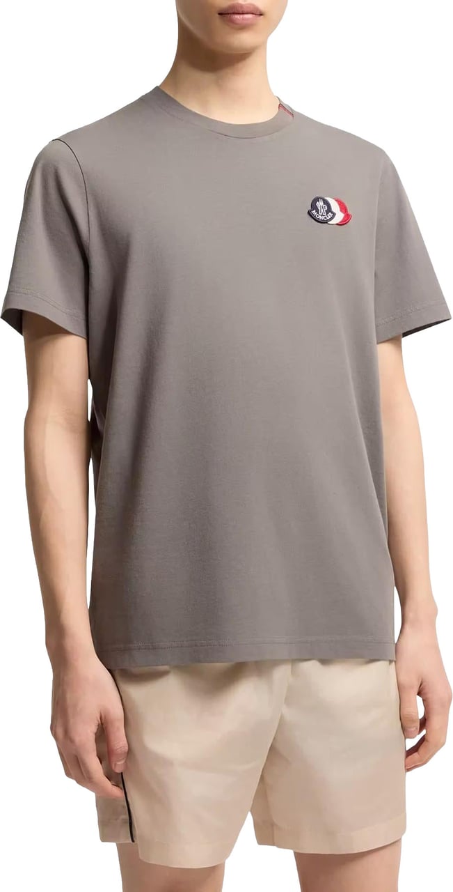 Moncler Heren Ss T-Shirt Grijs