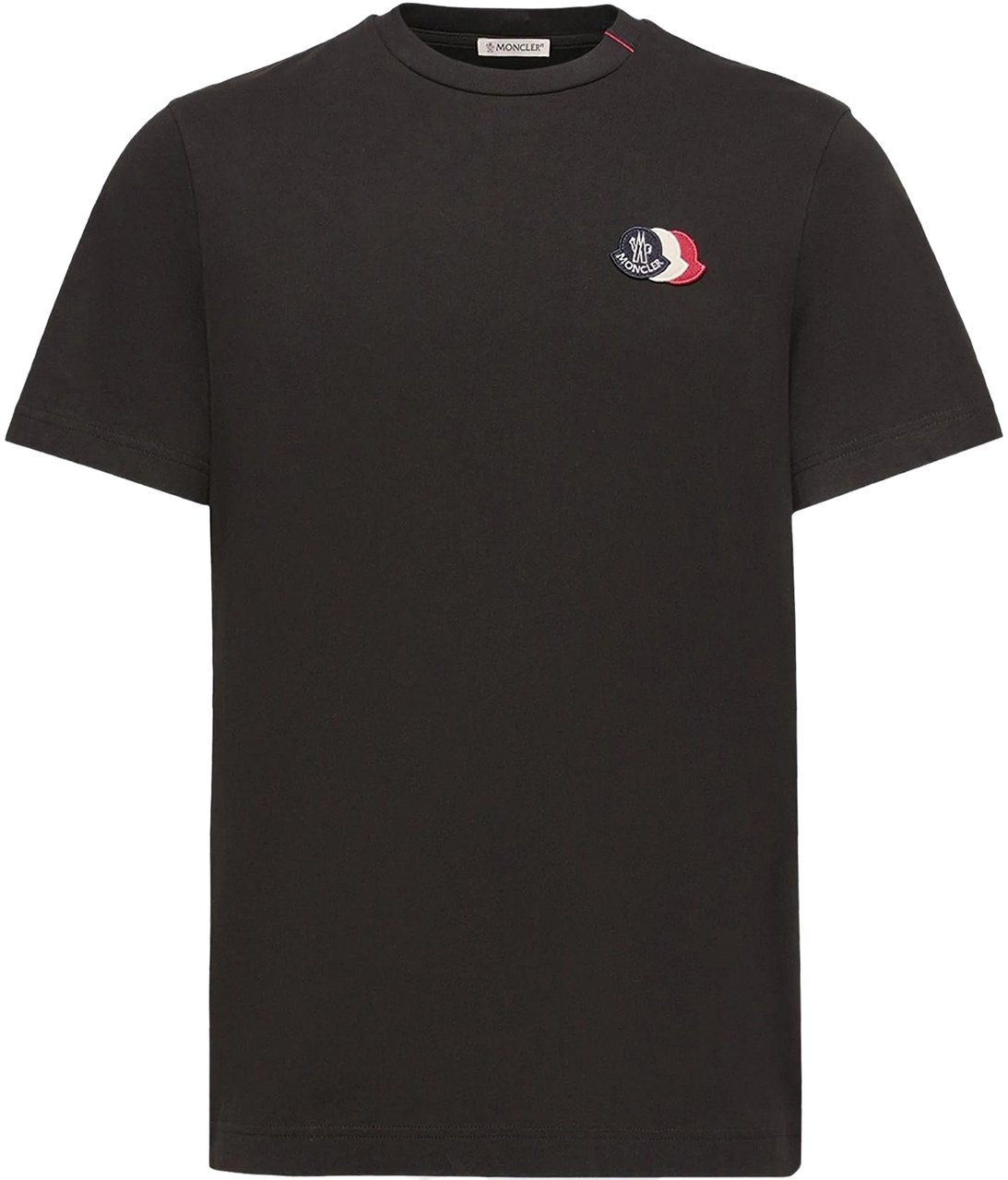 Moncler Heren Ss T-Shirt Zwart
