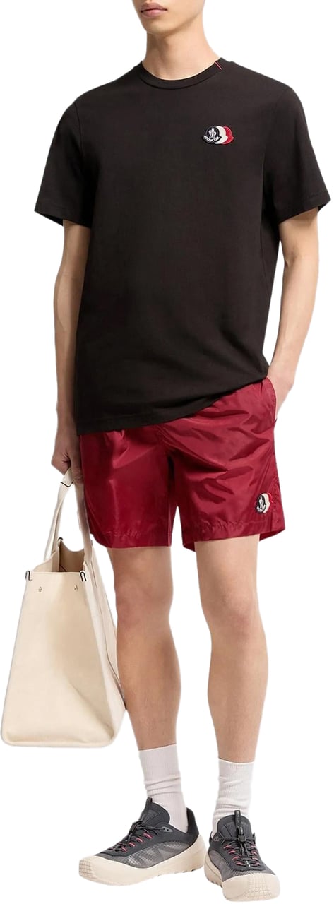 Moncler Heren Ss T-Shirt Zwart
