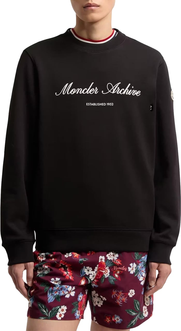 Moncler Heren Sweatshirt Zwart