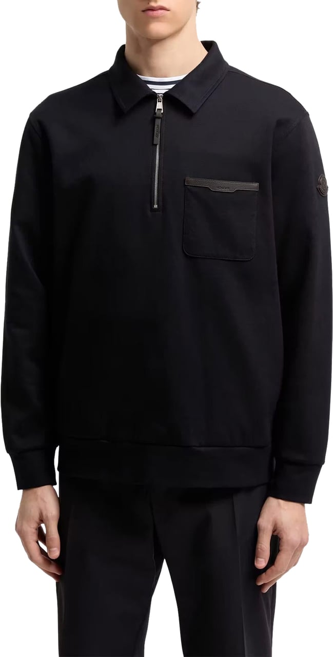 Moncler Heren Zip Up Cardigan Blauw