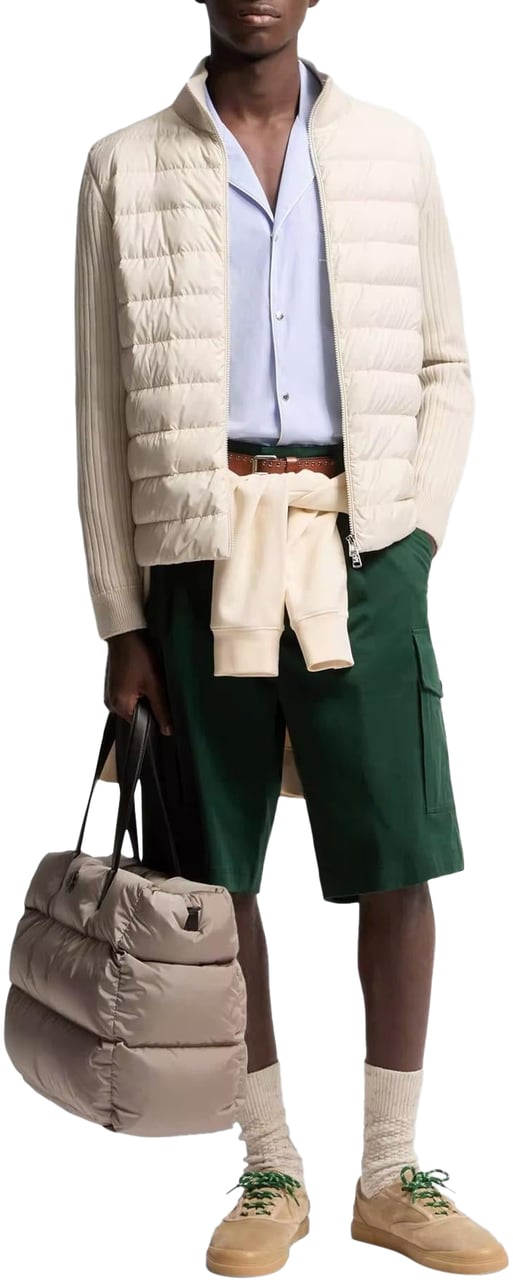 Moncler Heren Cardigan Beige