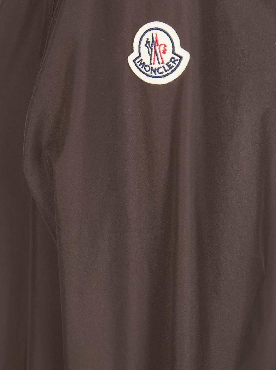 Moncler Smooth Matte Hooded Polyester Jacket Grijs