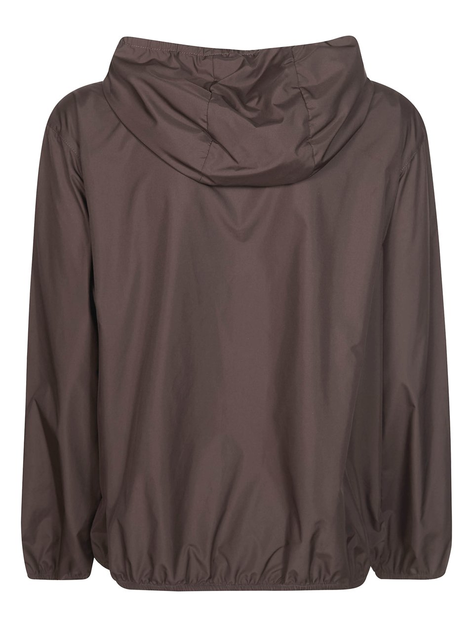 Moncler Smooth Matte Hooded Polyester Jacket Grijs