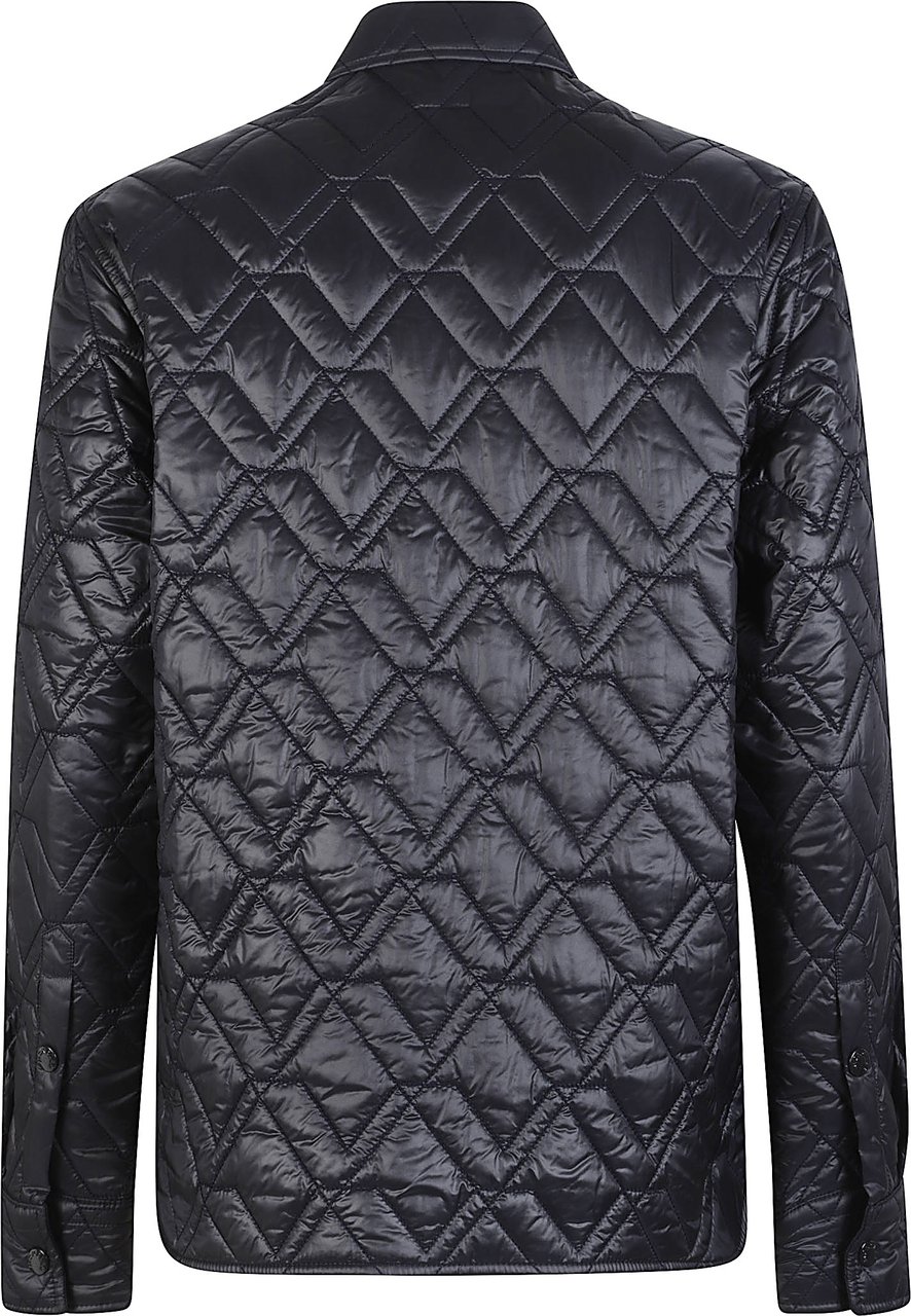 Moncler Shirt Jacket Blue Blauw