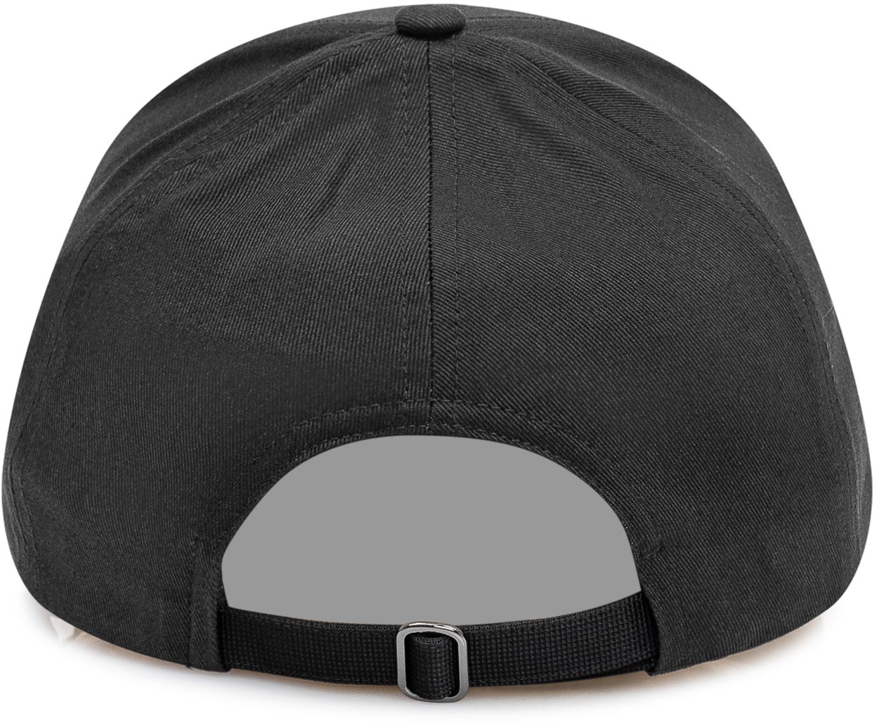 Moncler Cappello Baseball con Visiera Curva Zwart