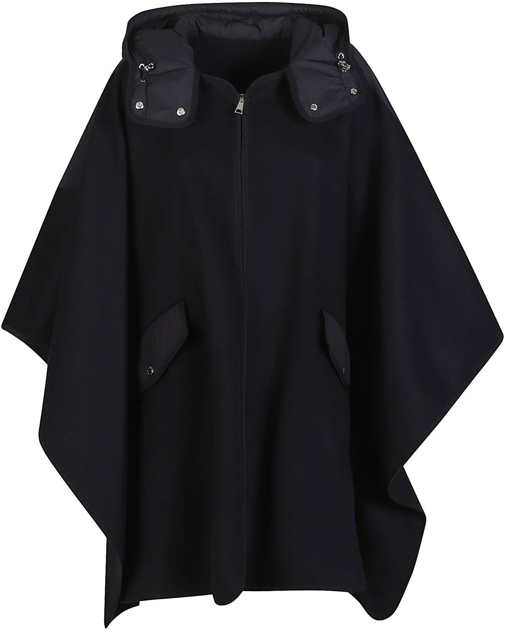 Moncler Cape Blue Blauw