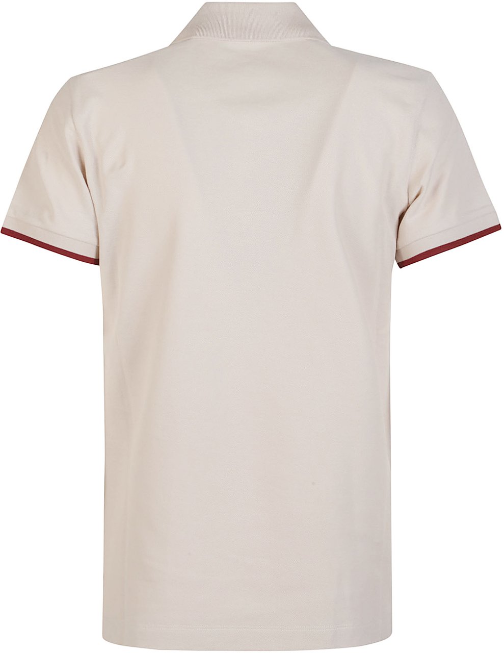 Moncler Short Sleeve Polo Shirt Grey Grijs