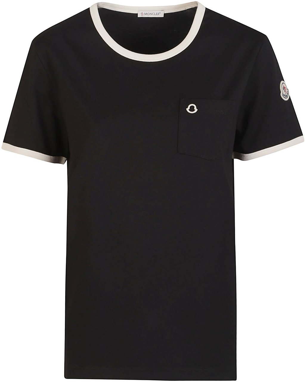 Moncler Logo T-shirt Black Zwart