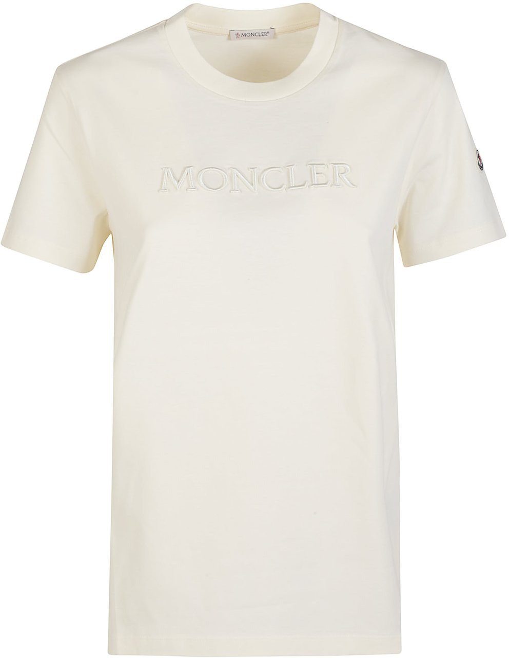 Moncler Logo T-shirt White Wit