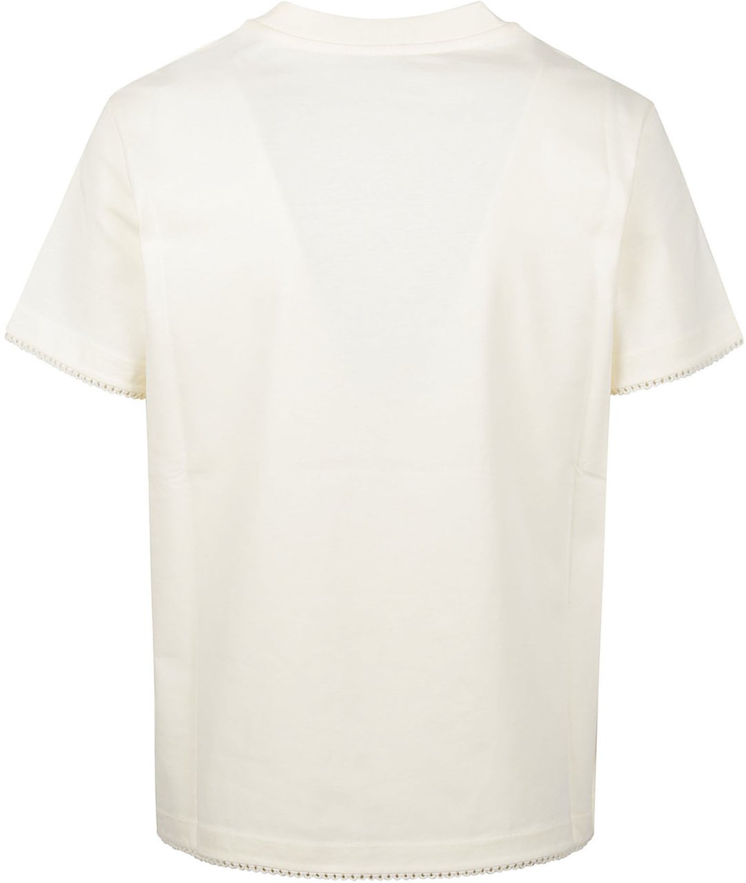 Moncler Logo T-shirt White Wit