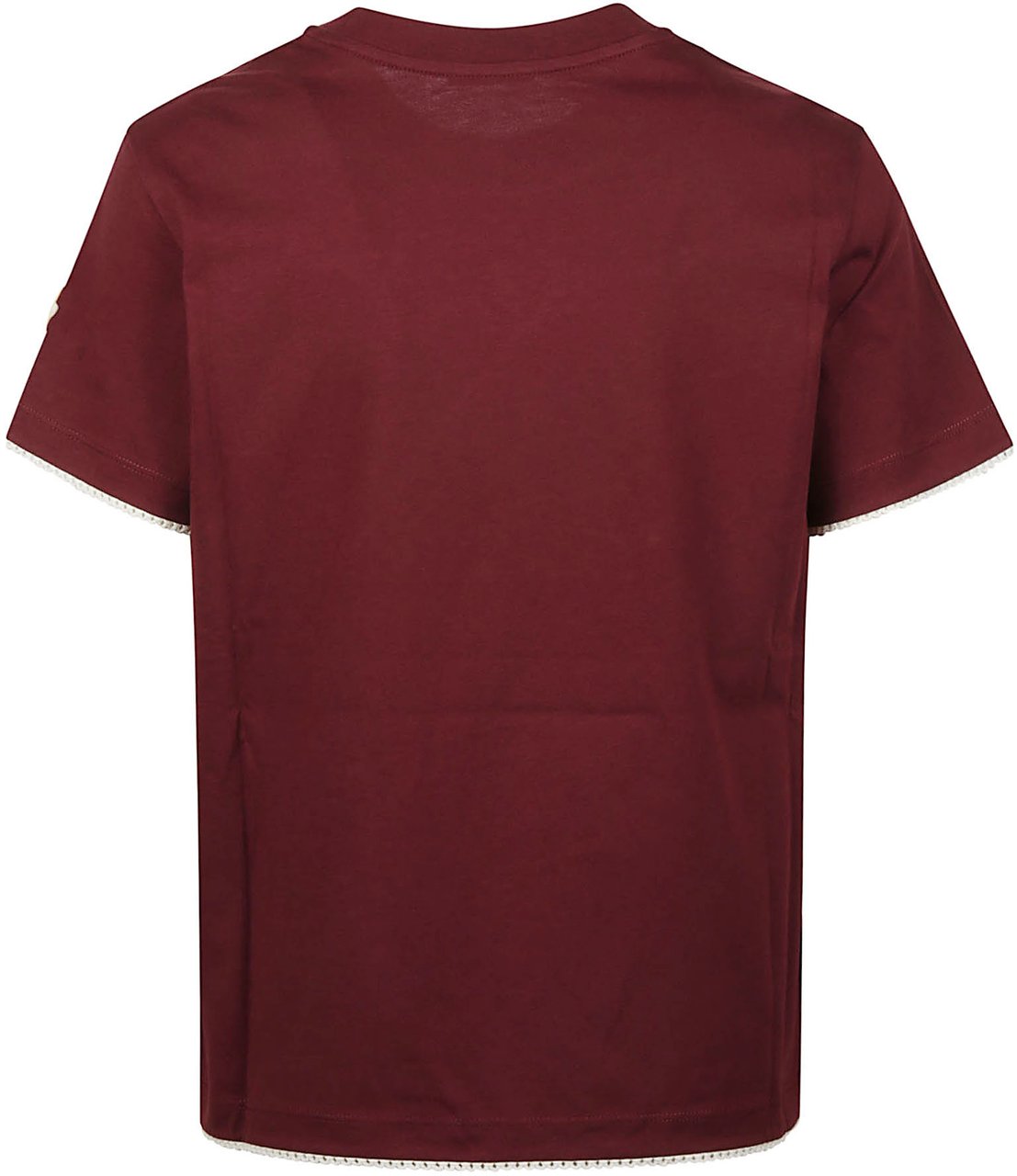 Moncler Logo T-shirt Red Rood