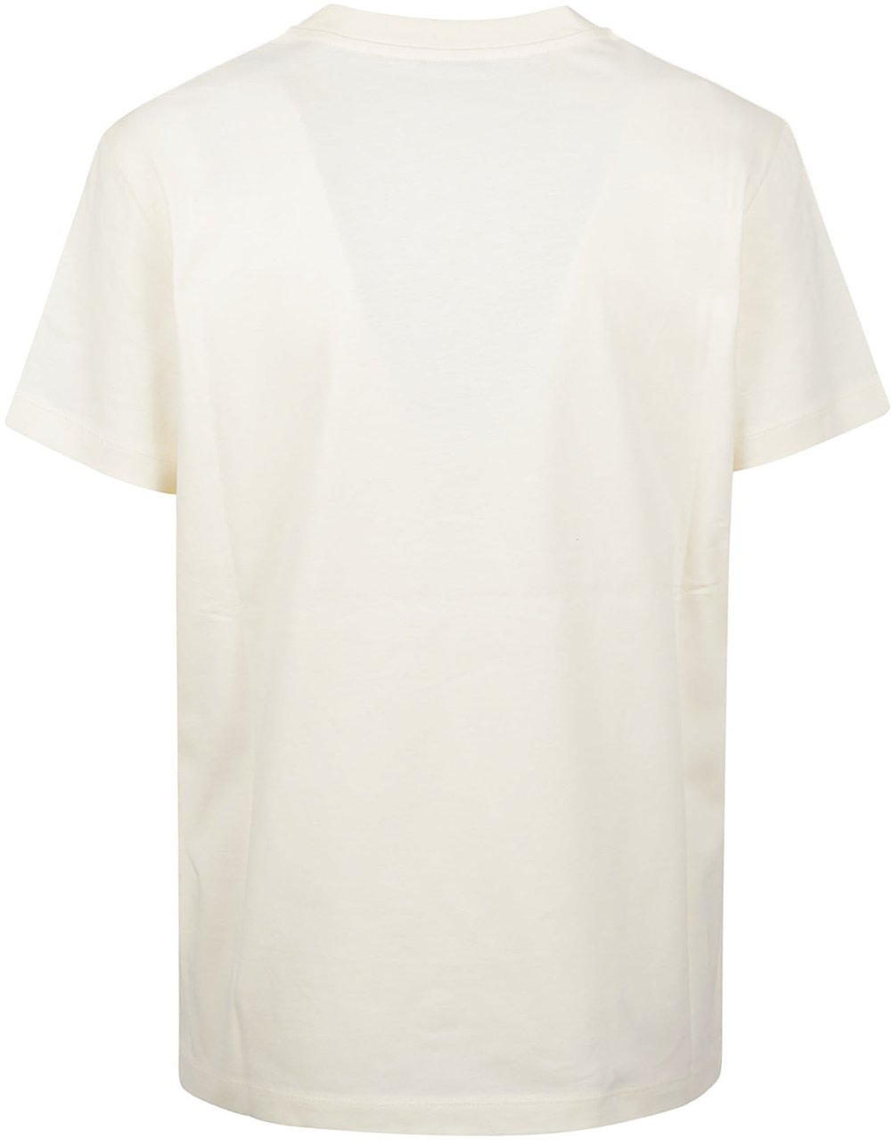Moncler Embroidery Logo T-shirt White Wit