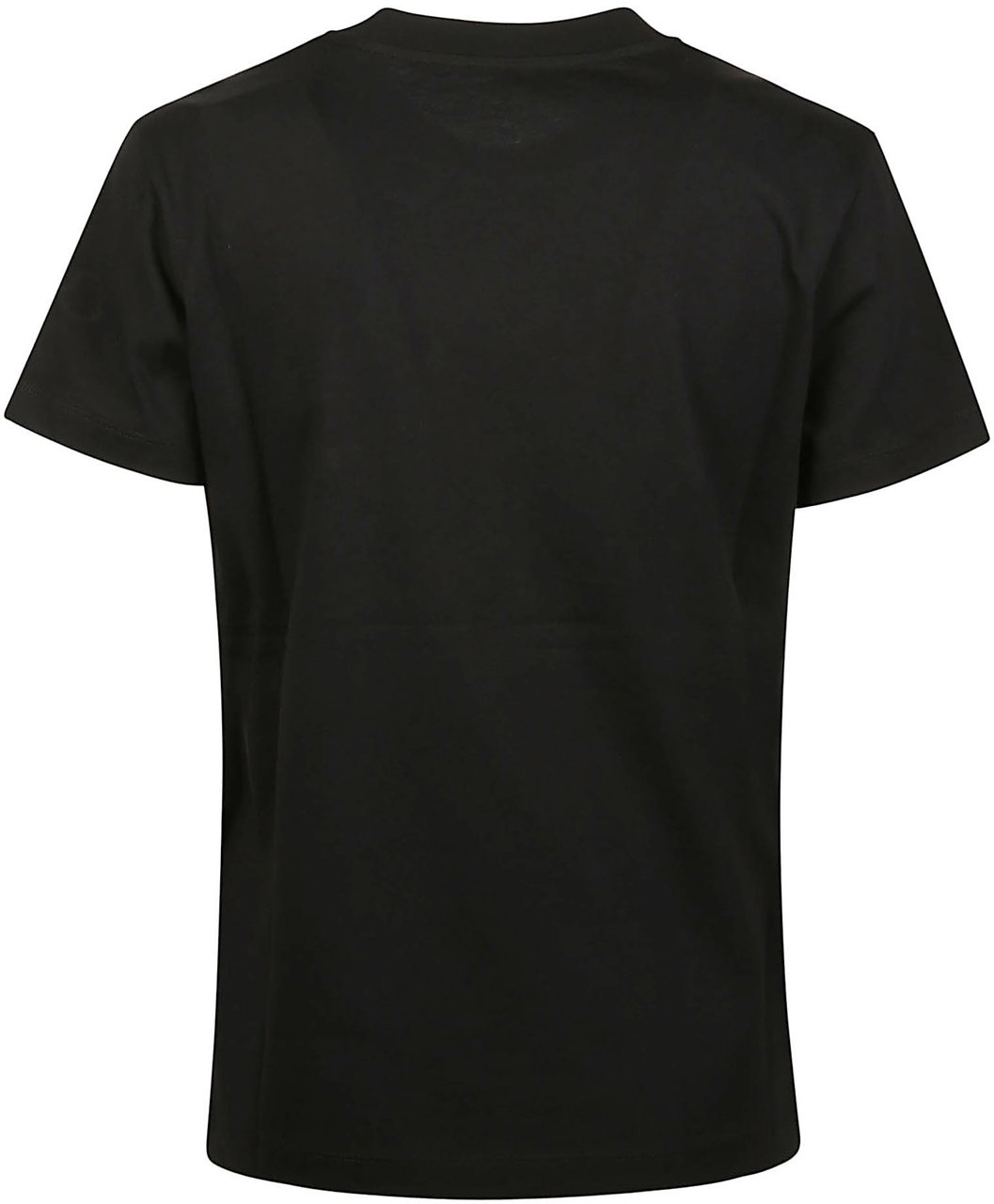 Moncler Embroidery Logo T-shirt Black Zwart