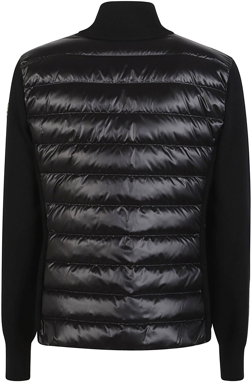 Moncler Tricot Cardigan Black Zwart