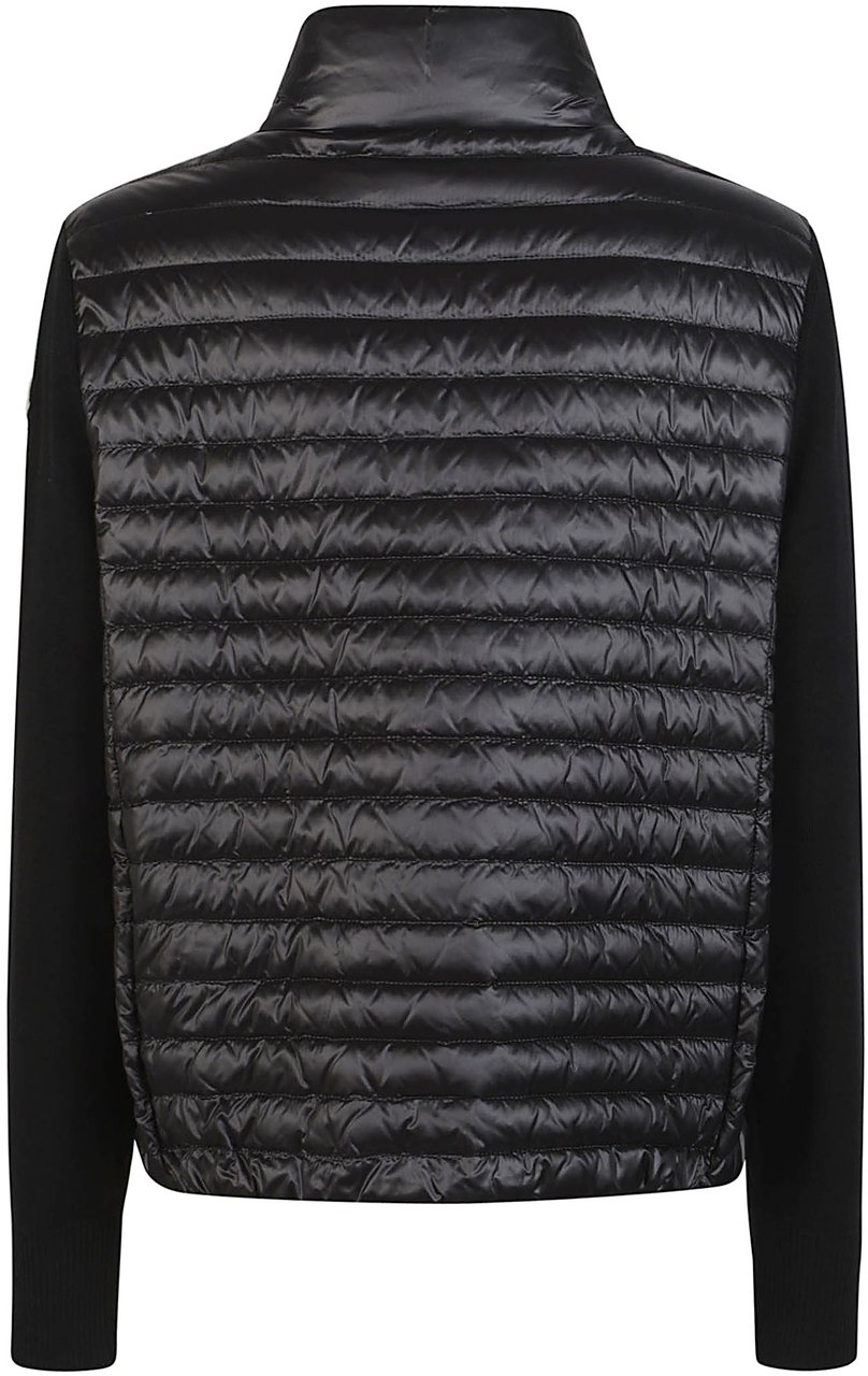 Moncler Tricot Cardigan Black Zwart
