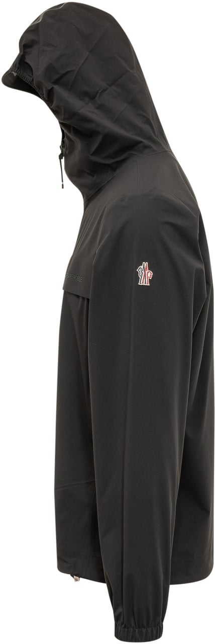 Moncler Giacca Shipton con Cappuccio e Zip Zwart