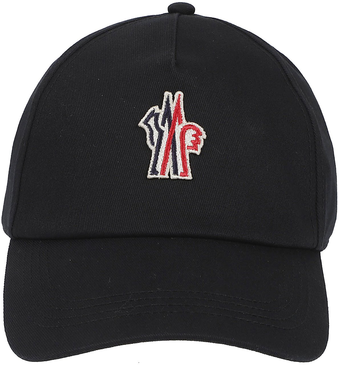 Moncler Logo Baseball Cap Black Zwart