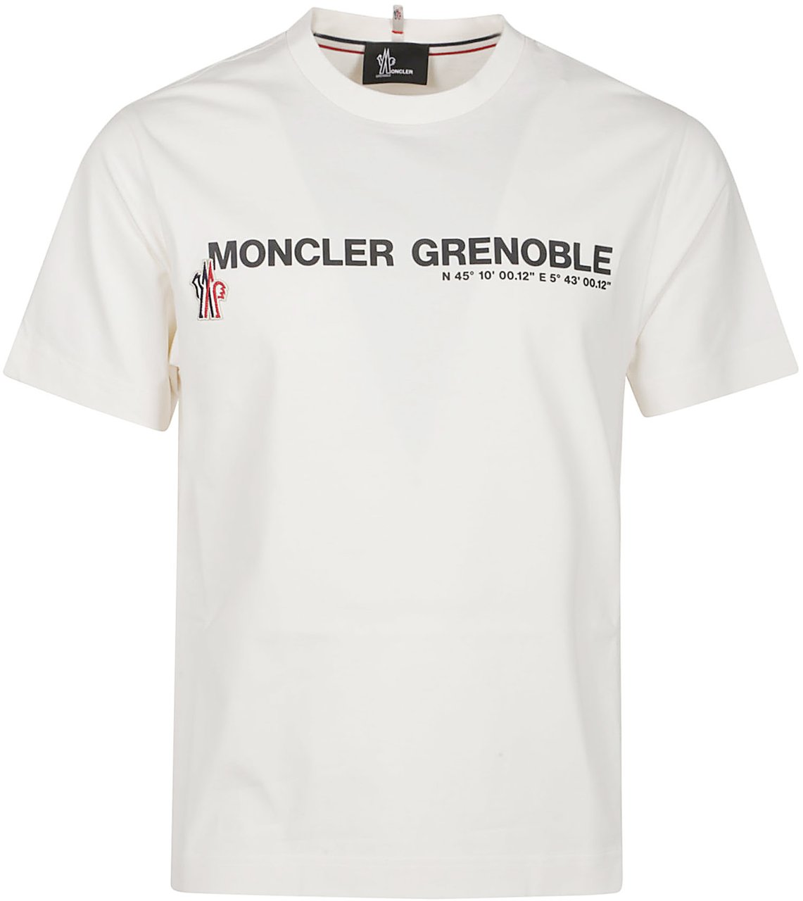 Moncler Logo T-shirt White Wit