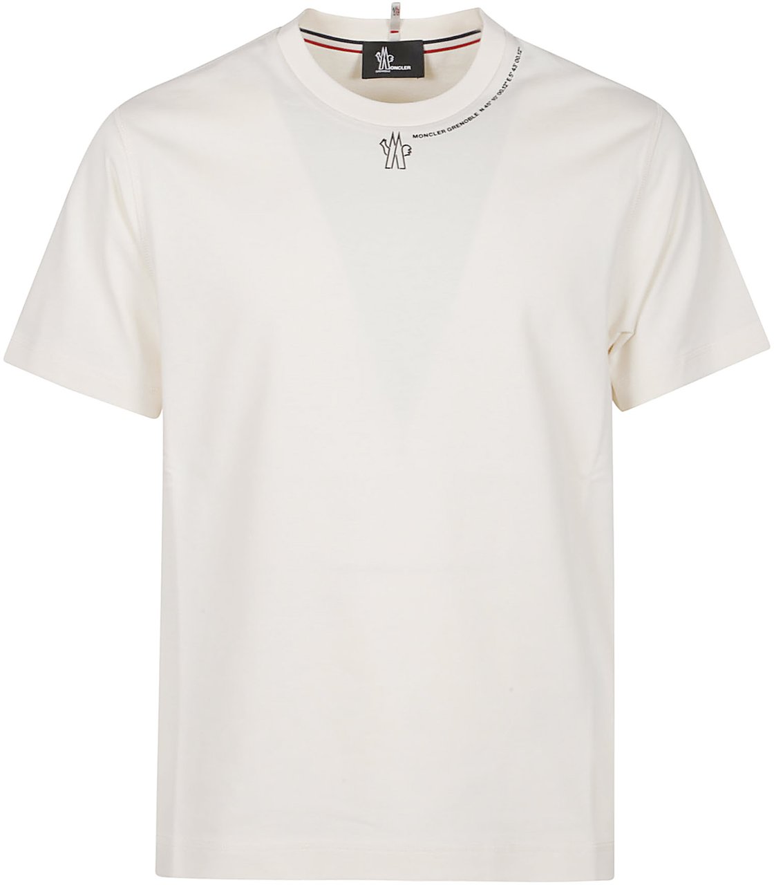 Moncler Logo T-shirt White Wit