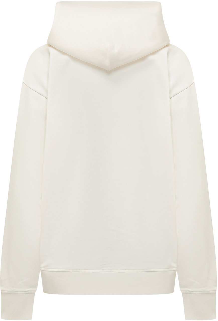 Moncler Felpa con Cappuccio e Stampa Frontale Wit