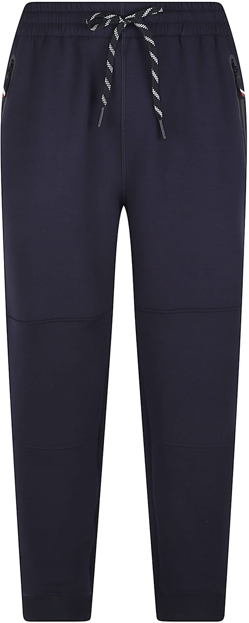 Moncler Logo Sweat Pant Blue Blauw