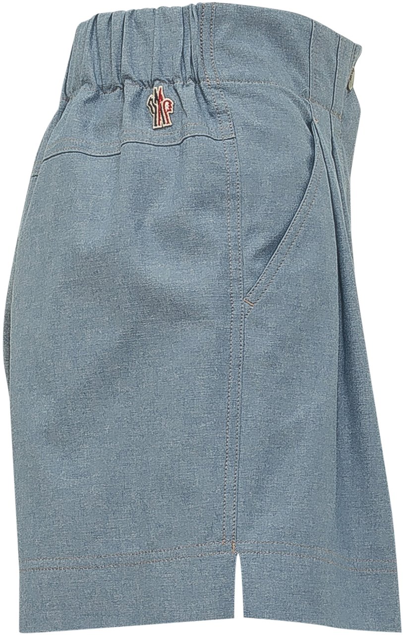 Moncler Shorts Blue Blauw