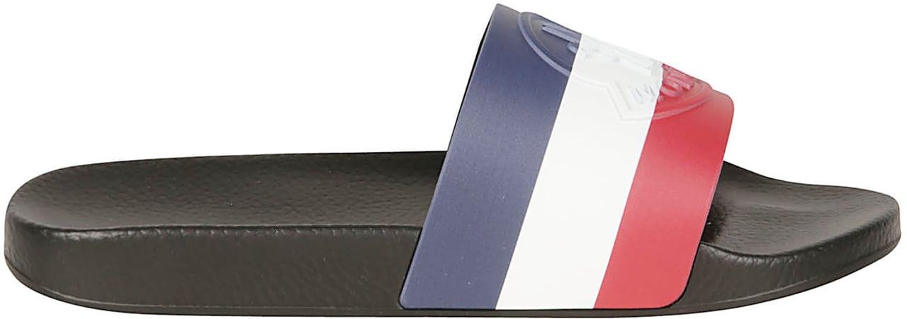 Moncler Basile Slides Black Zwart