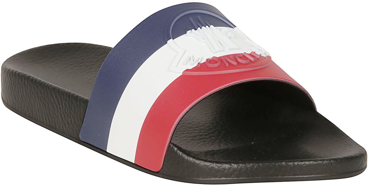 Moncler Basile Slides Black Zwart