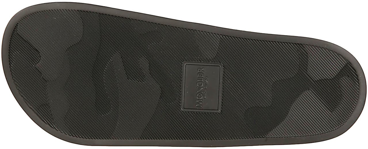 Moncler Basile Slides Black Zwart