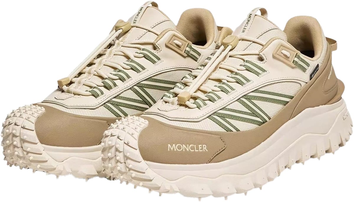 Moncler Heren Trailgrip Gtx Low Top Sneakers Beige