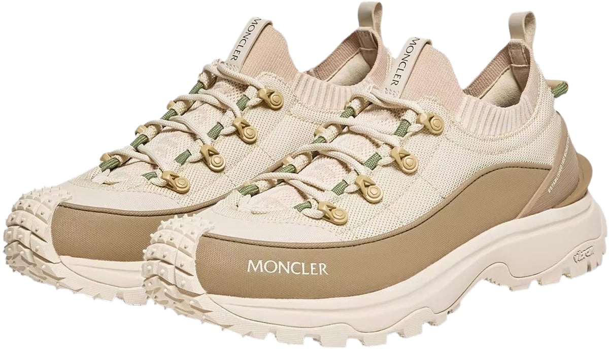 Moncler Heren Trailgrip Lite3 Low Top Sneake Beige