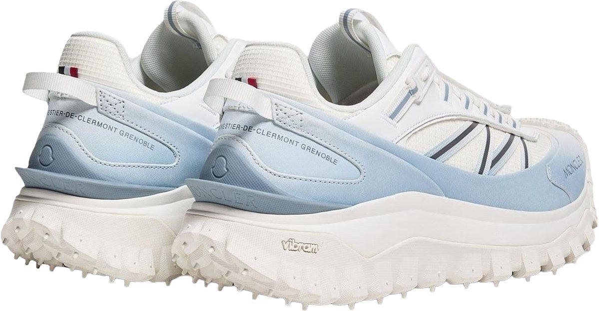 Moncler Heren Trailgrip Sneaker Wit/Blauw Blauw