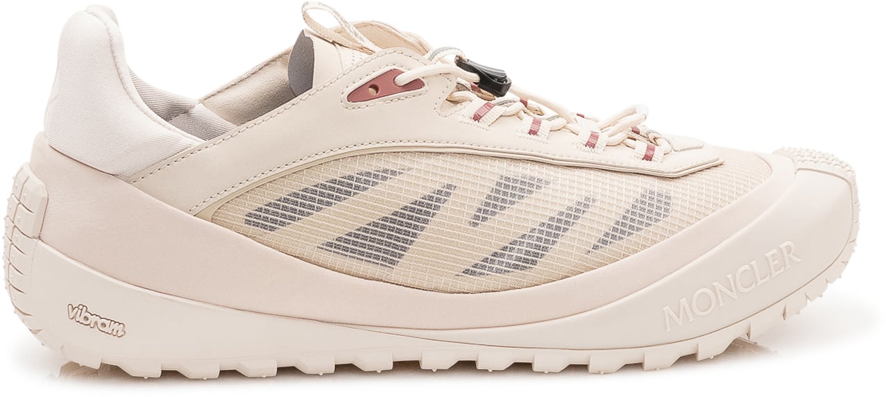 Moncler Sneakers con Lacci e Suola Spessa Wit