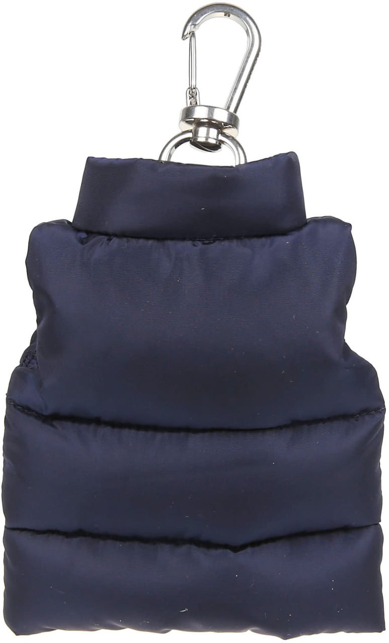 Moncler Vest Keyring Blue Blauw