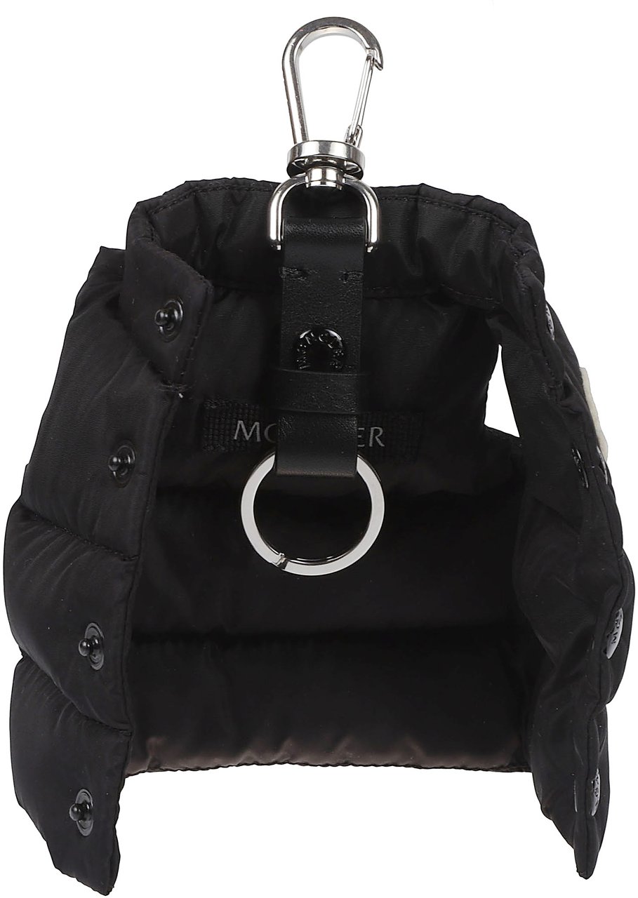 Moncler Vest Keyring Black Zwart