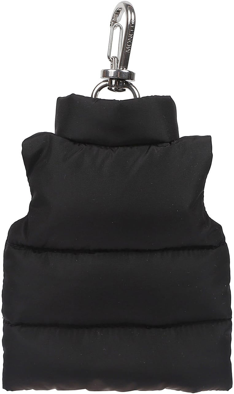 Moncler Vest Keyring Black Zwart