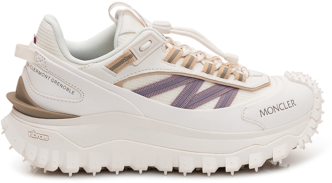 Moncler Sneaker Trailgrip Low Tecnica con Suola Carrarmato Wit