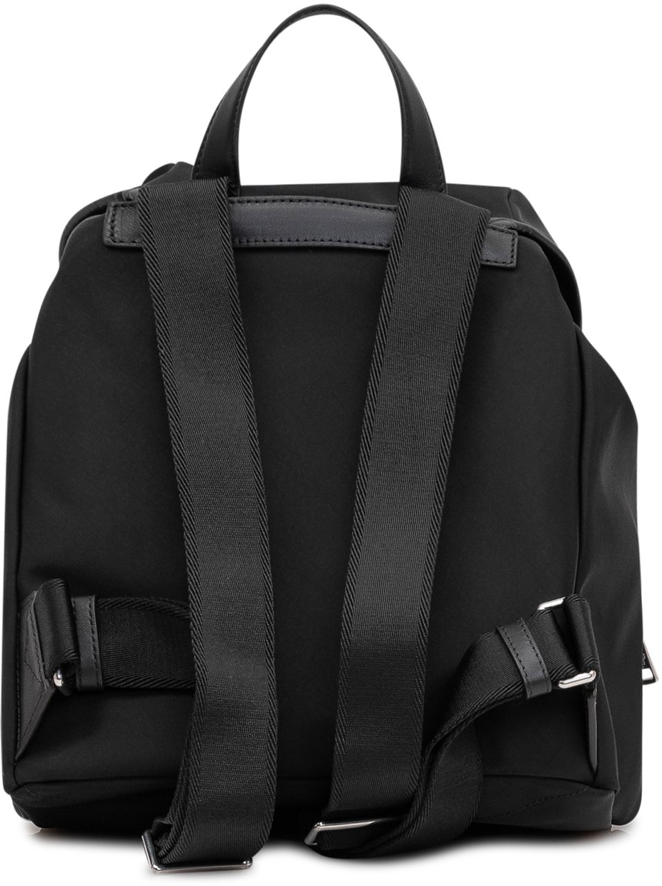 Moncler Zaino New Trick con Patta e Tasche Frontali Zwart