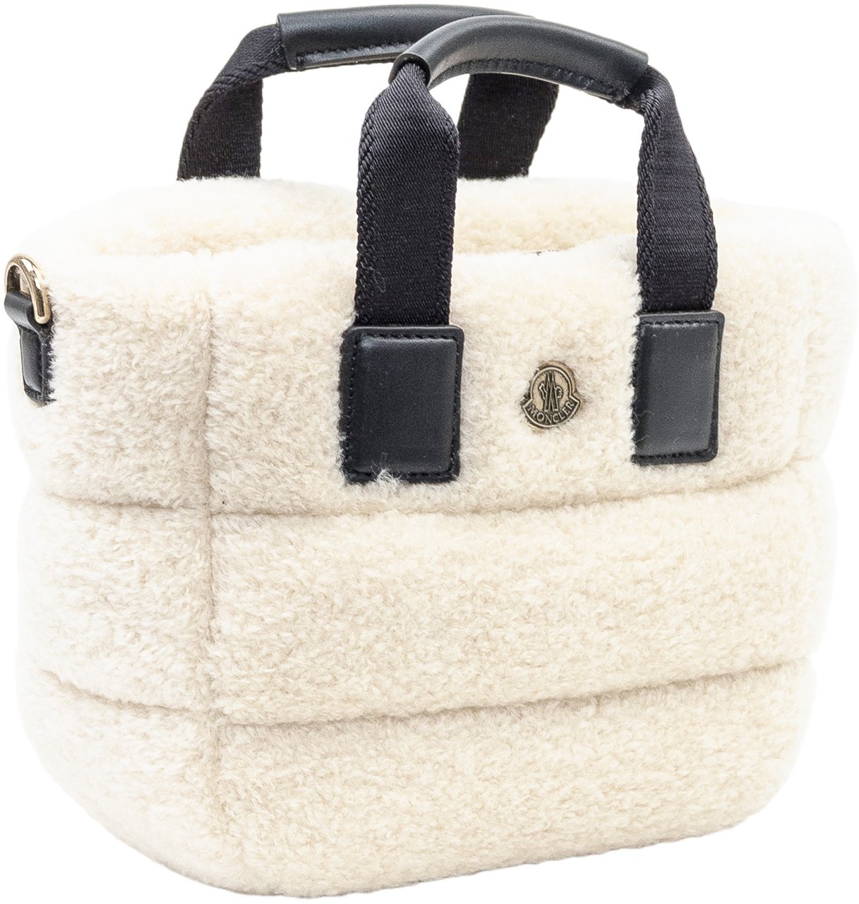 Moncler Borsa a Mano Imbottita con Tracolla Wit