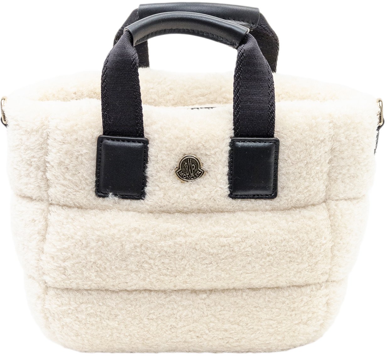 Moncler Borsa a Mano Imbottita con Tracolla Wit