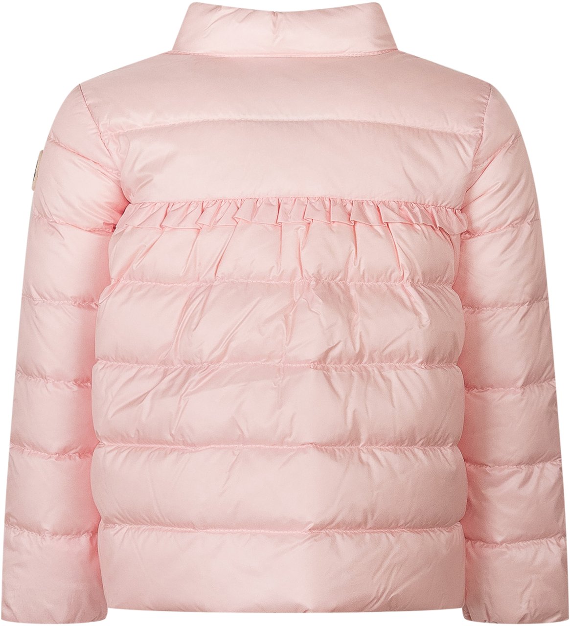 Moncler Piumino Nazife con Zip e Collo Alto Roze