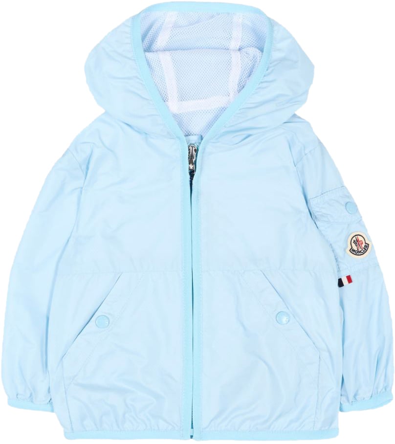 Moncler Coats Blue Blauw