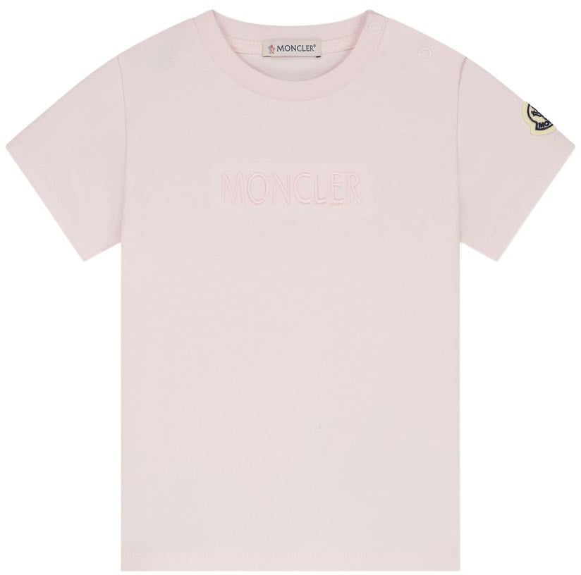 Moncler T-Shirts And Polos Pink Roze