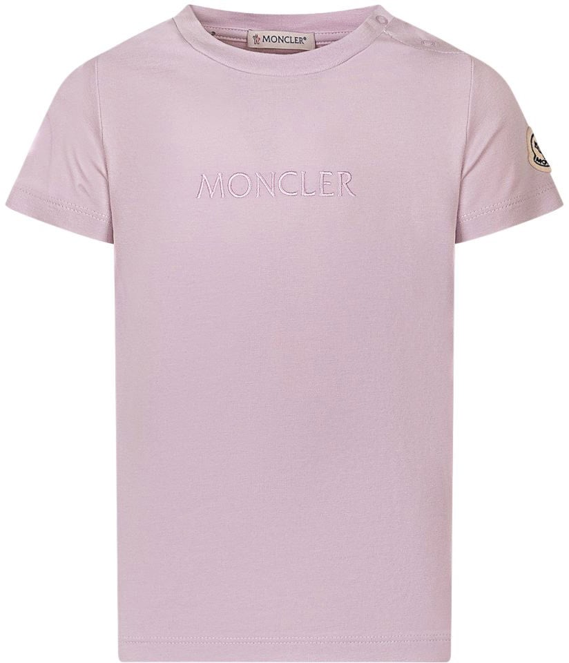 Moncler T-Shirts And Polos Purple Paars