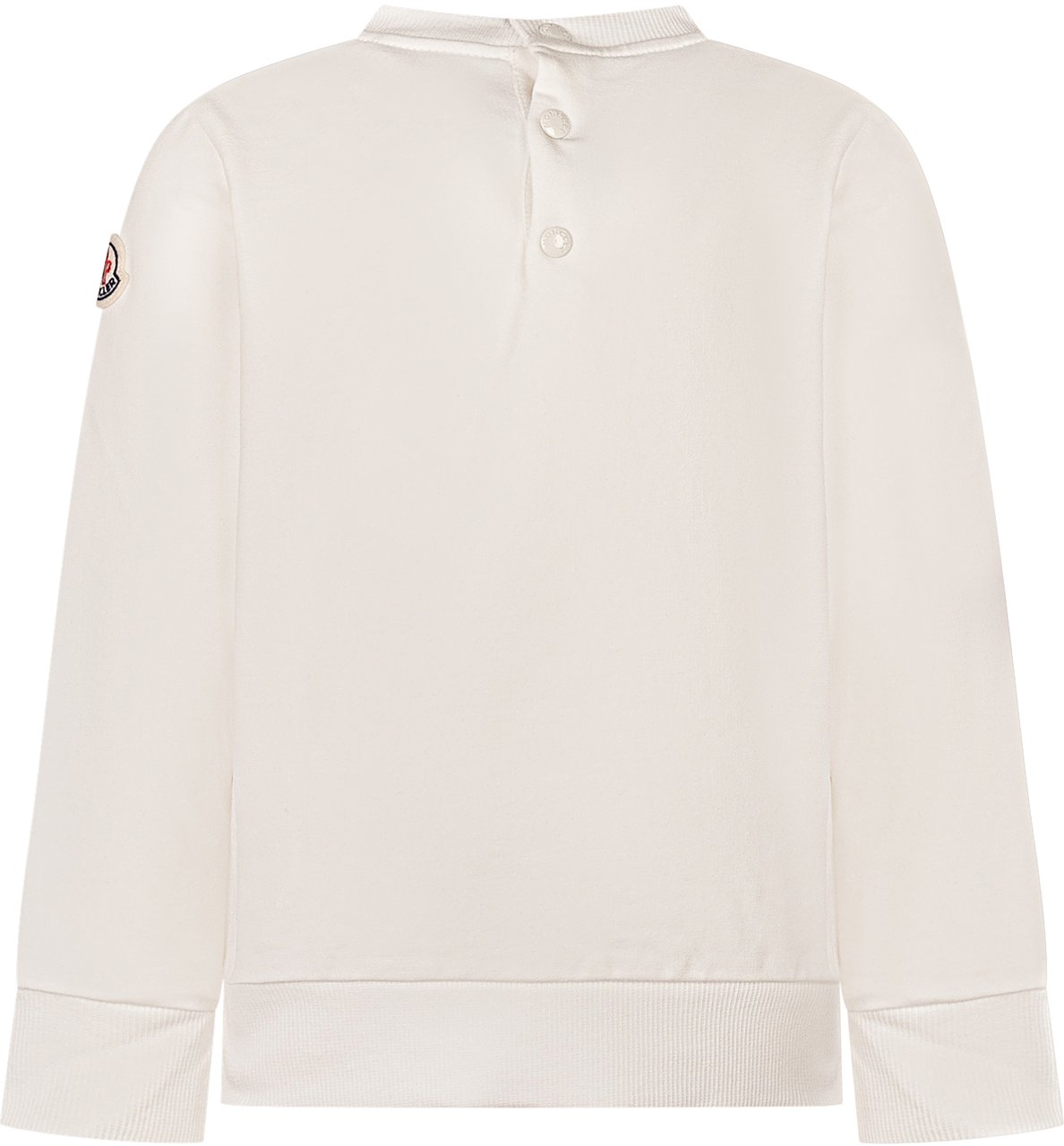 Moncler Felpa Girocollo con Stampa Lettering Wit