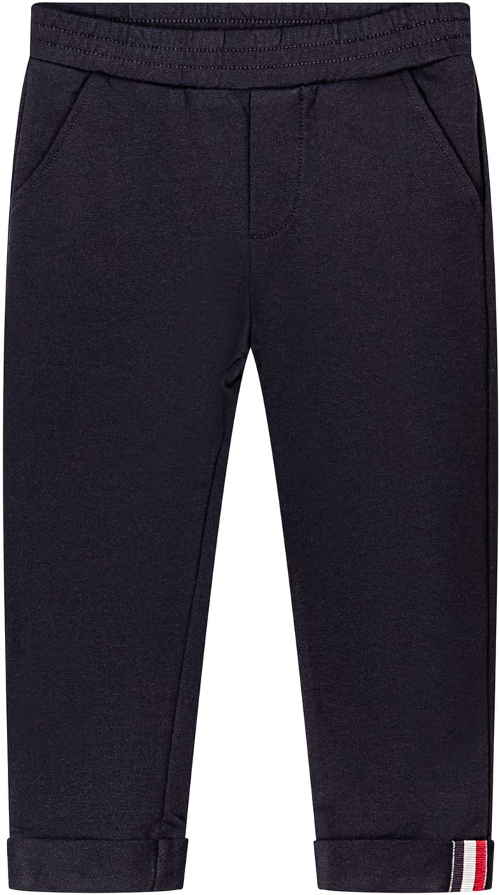 Moncler Pantaloni Tuta con Vita Elasticizzata Navy